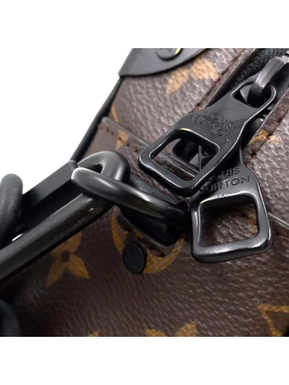 Louis Vuitton Mini Soft Trunk Monogram Eclipse Leather Brown Black